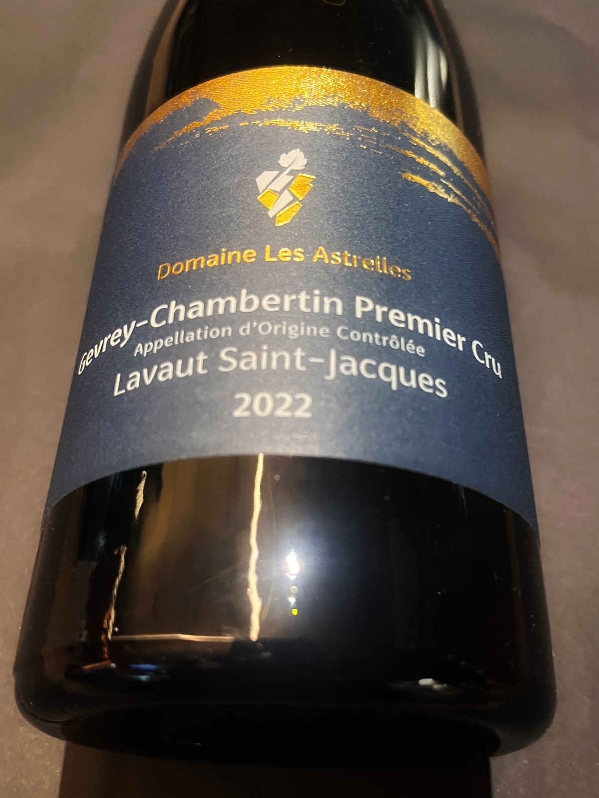 ASTRELLES GEVREY CHAMBERTIN 1ER CRU LAVAUX SAINT JAQUES BIO 2022 vol. 13.5